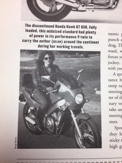 Ann riding Lady Hawk1 Shot from Roar page, fuzzy